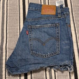 Levi’s Rise Rise Denim Shorts